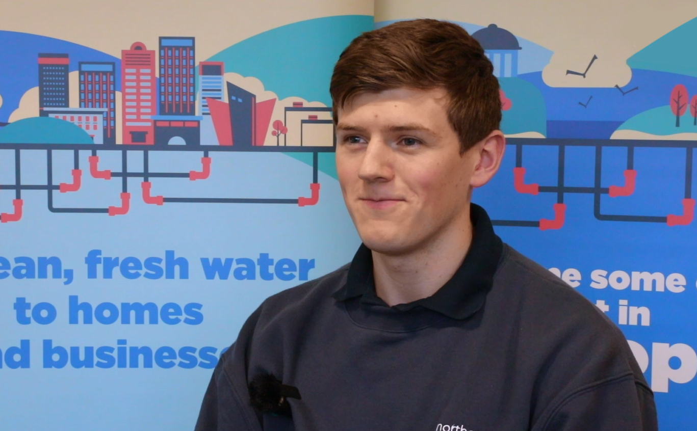 NI Water Business Analytics Graduate Nathan Hull from Craigavon